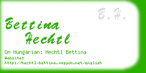 bettina hechtl business card